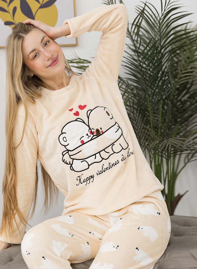 Elegant Polar PJ -Happy Valentine's Day my Teddy Love - Image 1